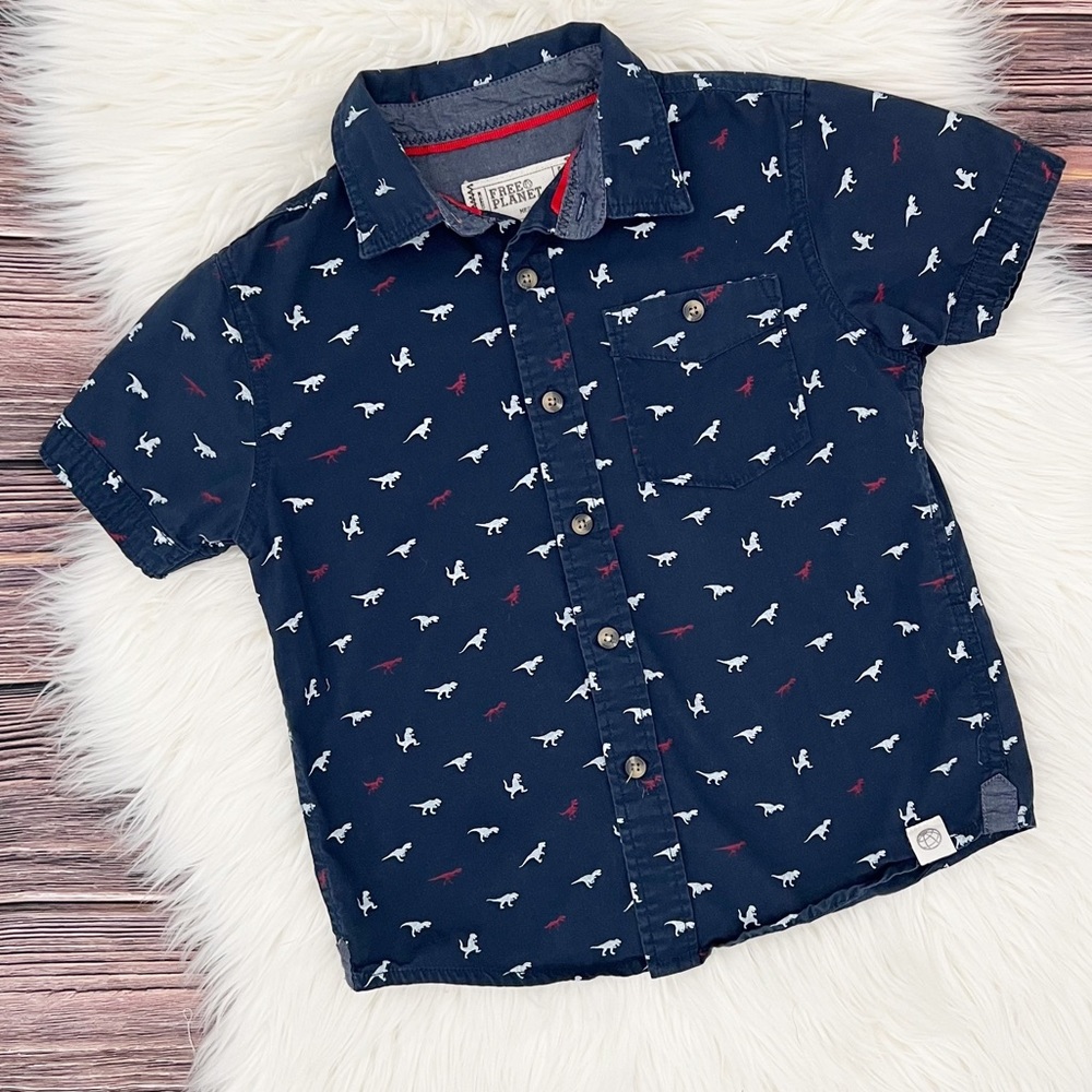 T-Rex Button Down Shirt